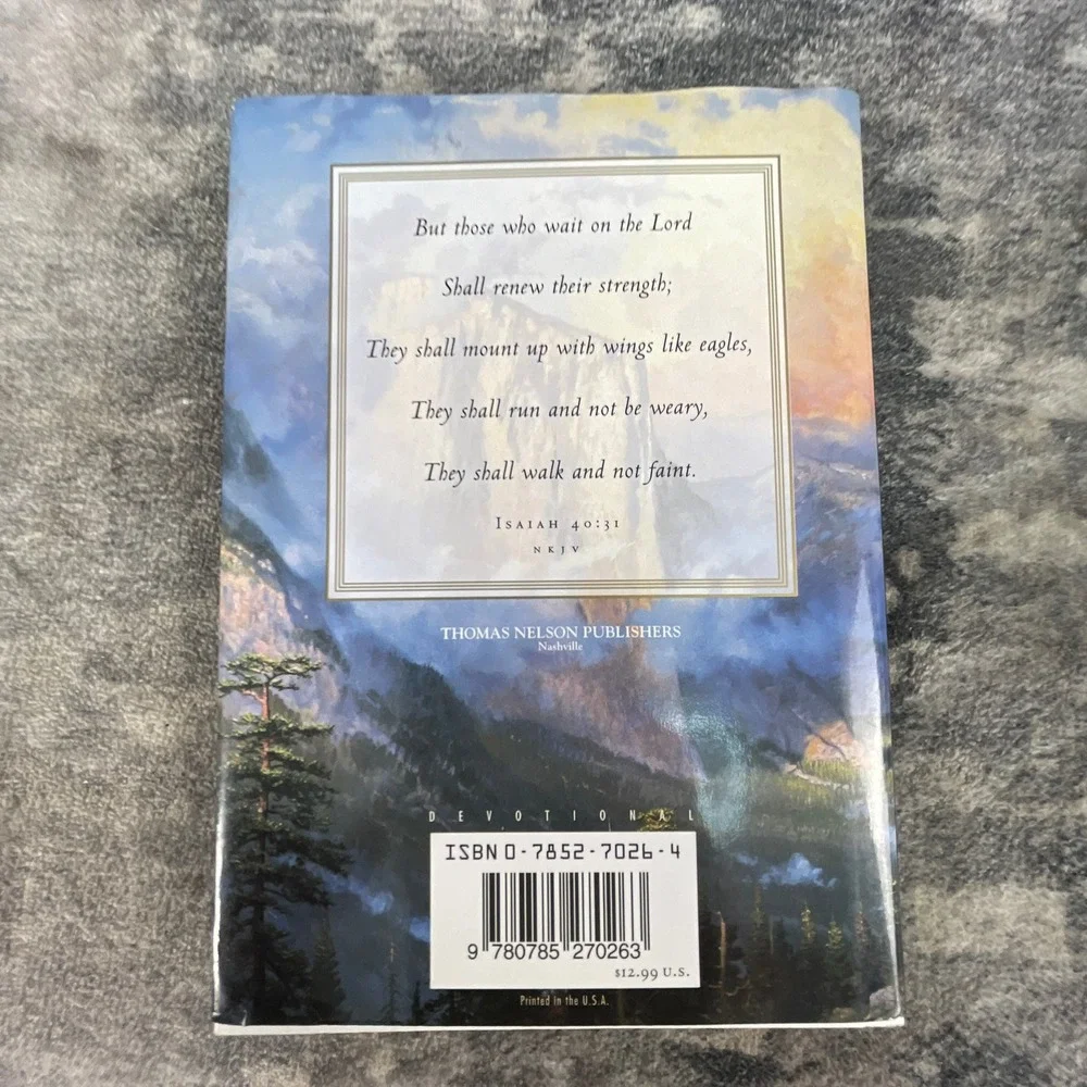 Thomas Kinkade With Wings Like Eagles Devotional Calvin Miller Art Gift Book